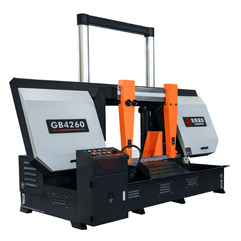 GB4260半自动带锯床_鲁班锯床