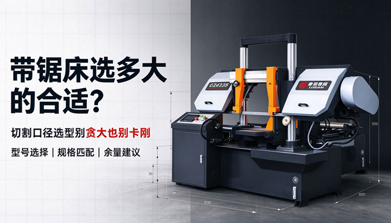 带锯床选多大的合适？切割口径选型别贪大也别卡刚
